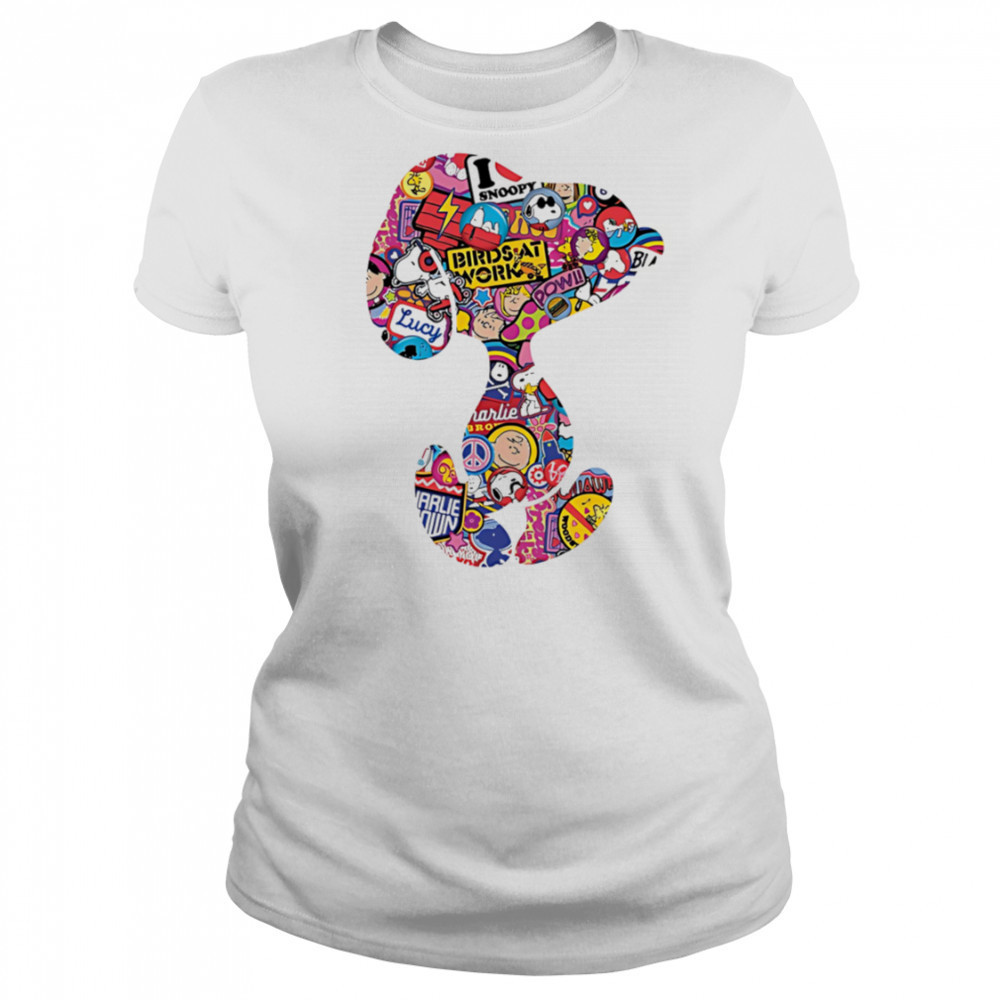Snoopy Birds at work shirt Women's T-shirt