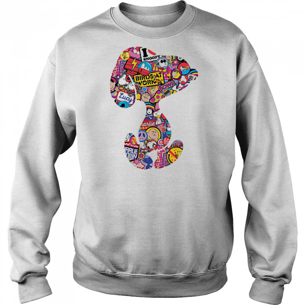 Snoopy Birds at work shirt Hoodie