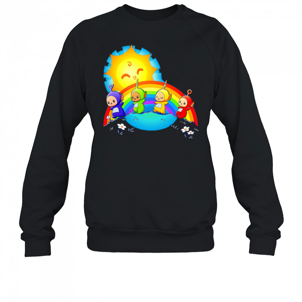 Teletubbies funny rainbow sun shirt Sweatshirt