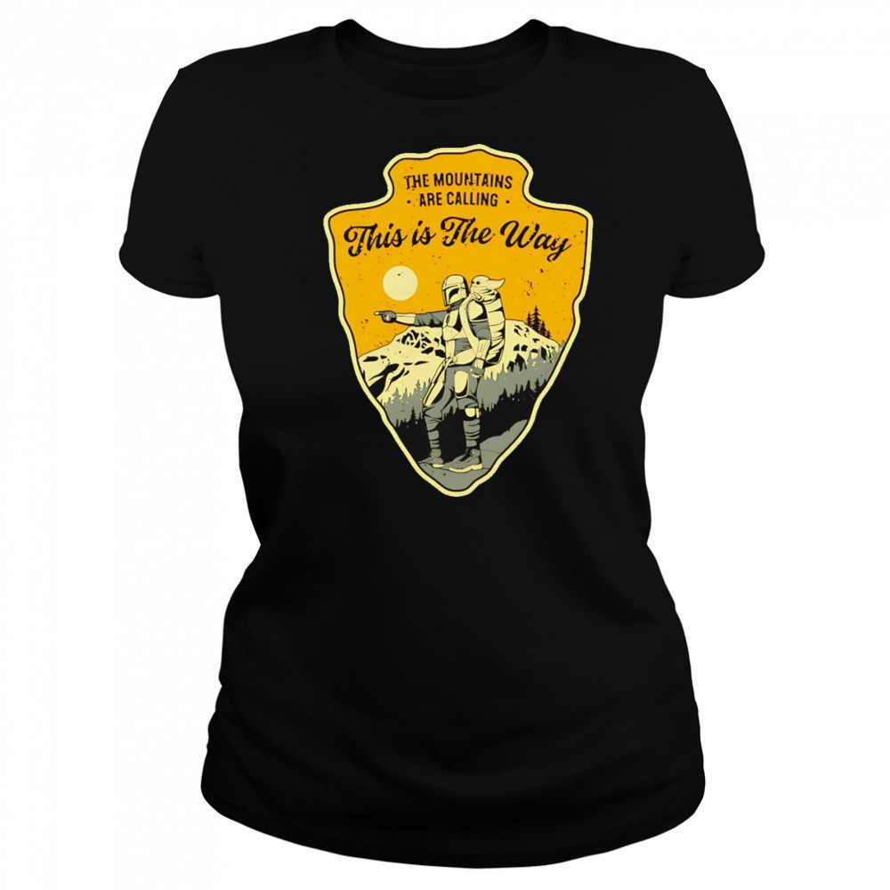The Way to the Mountains Din Djarin and Grogu shirt Women's T-shirt