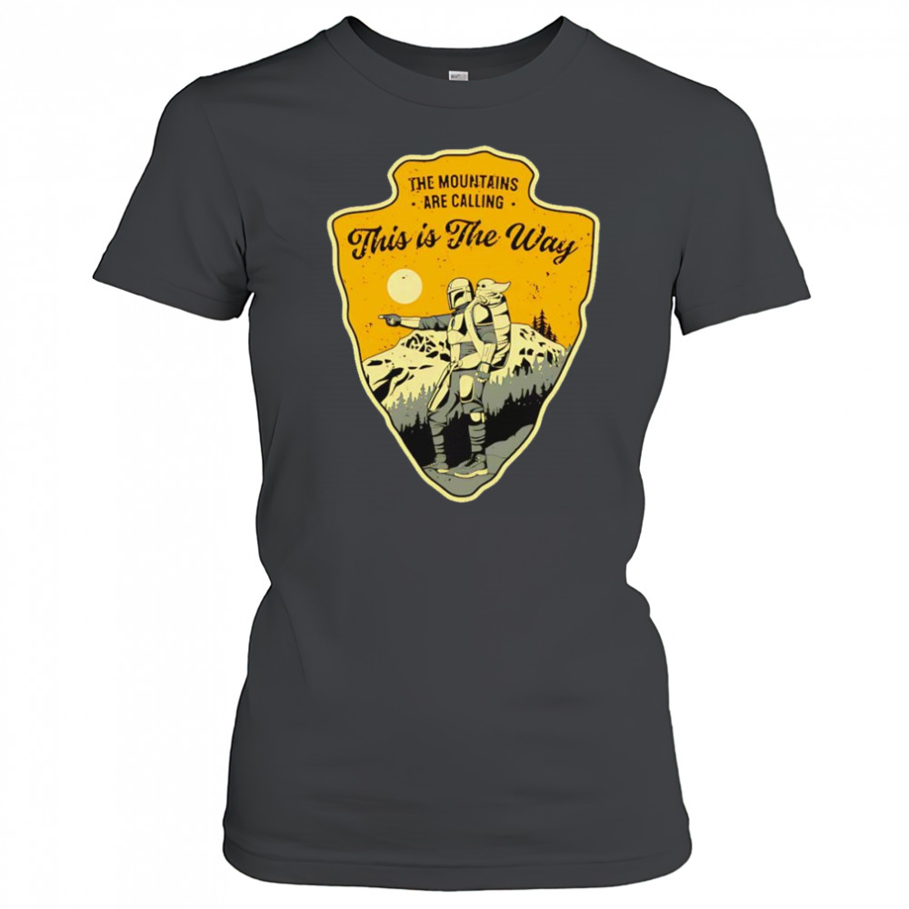 The Way to the Mountains Din Djarin and Grogu shirt Women's T-shirt