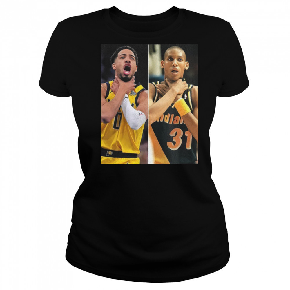 Tyrese Haliburton reggie miller Pacers overrate that choke meme shirt Women's T-shirt