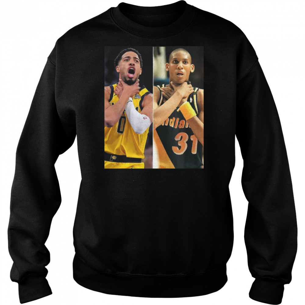 Tyrese Haliburton reggie miller Pacers overrate that choke meme shirt Hoodie