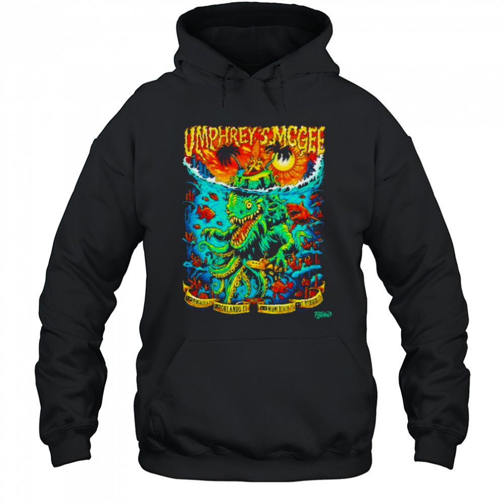 Umphrey’s McGee Summer 2025 Tour Florida Orlando FL Miami Beach FL T shirts Hoodie
