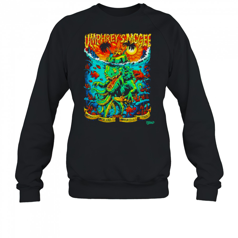 Umphrey’s McGee Summer 2025 Tour Florida Orlando FL Miami Beach FL T shirts Sweatshirt