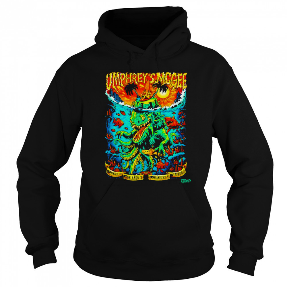 Umphrey’s McGee Summer 2025 Tour Florida Orlando FL Miami Beach FL T shirts Sweatshirt