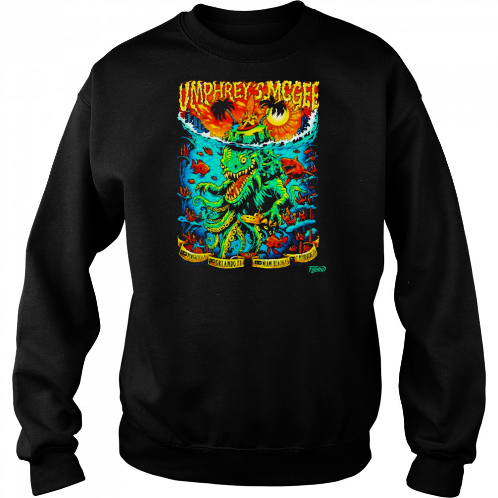 Umphrey’s McGee Summer 2025 Tour Florida Orlando FL Miami Beach FL T shirts Hoodie