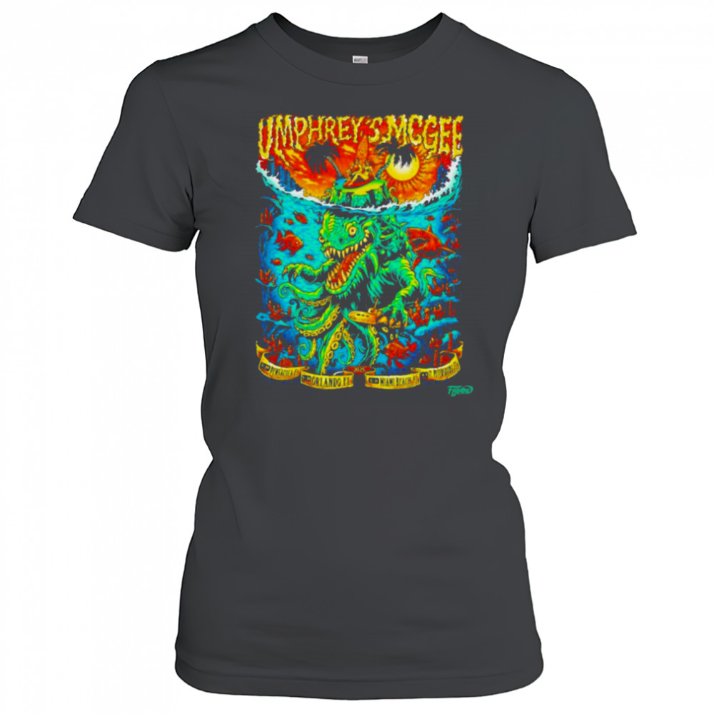 Umphrey’s McGee Summer 2025 Tour Florida Orlando FL Miami Beach FL T shirts Women's T-shirt