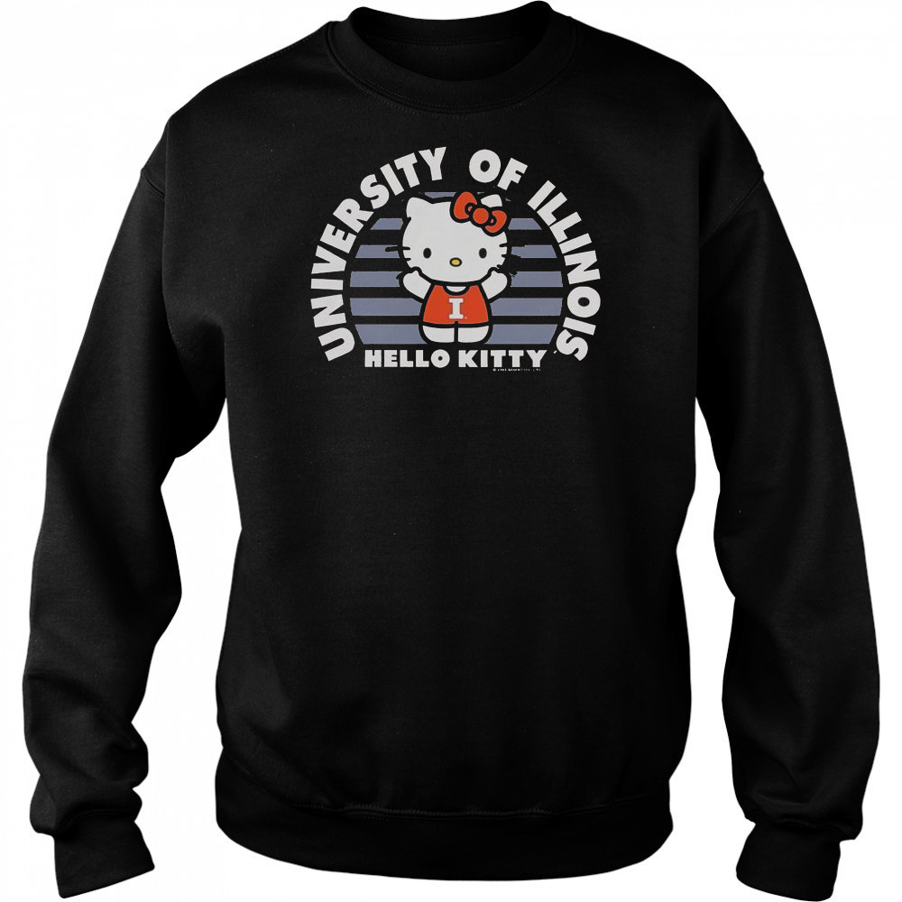 University Of Illini Hello Kitty T-Shirt Hoodie