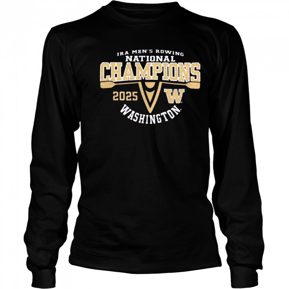 Washington Huskies 2025 IRA Men’s Rowing National Champions shirt Long Sleeved