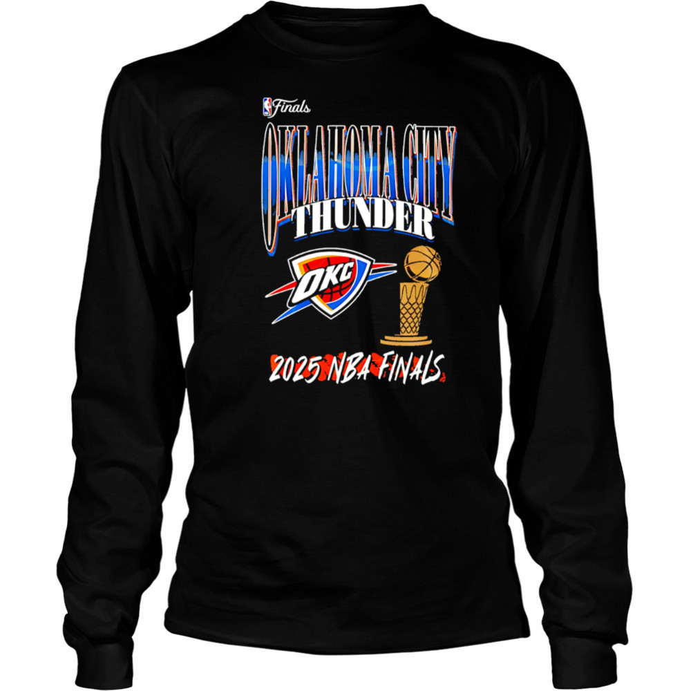 Western Conference Champions 2025 Oklahoma City Thunder Finals shirt Long Sleeved