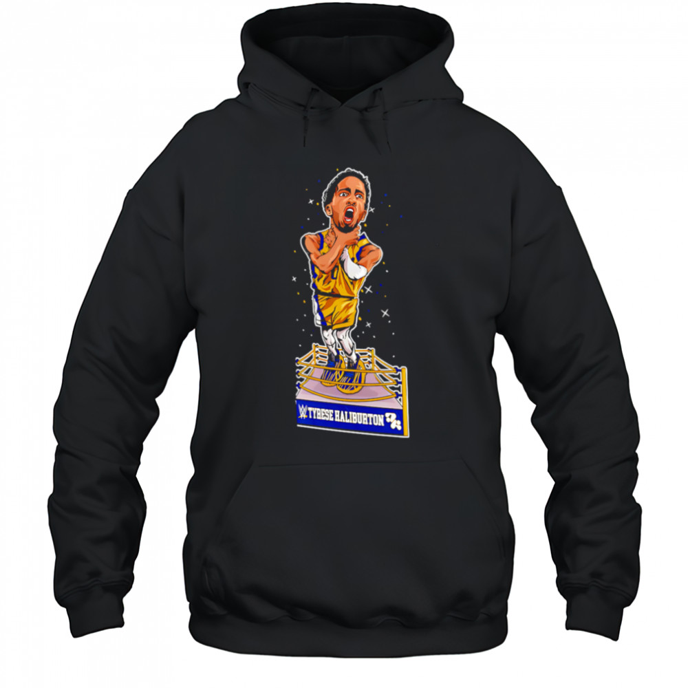 WWE Tyrese Haliburton Knicks Choke cartoon shirt Hoodie