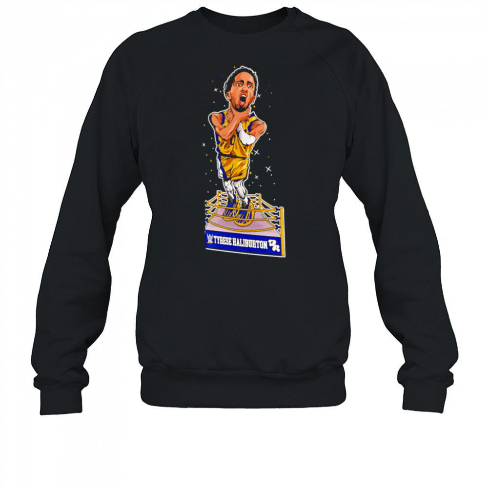 WWE Tyrese Haliburton Knicks Choke cartoon shirt Sweatshirt