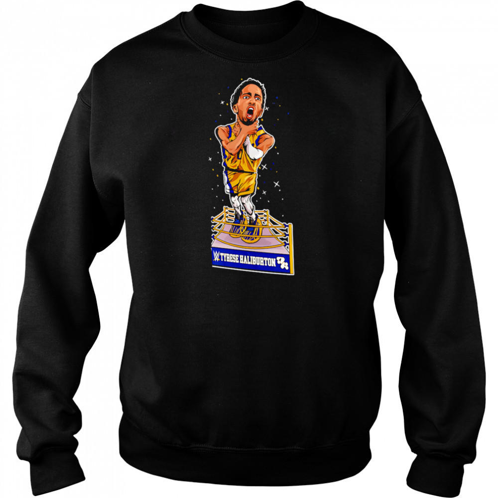 WWE Tyrese Haliburton Knicks Choke cartoon shirt Hoodie