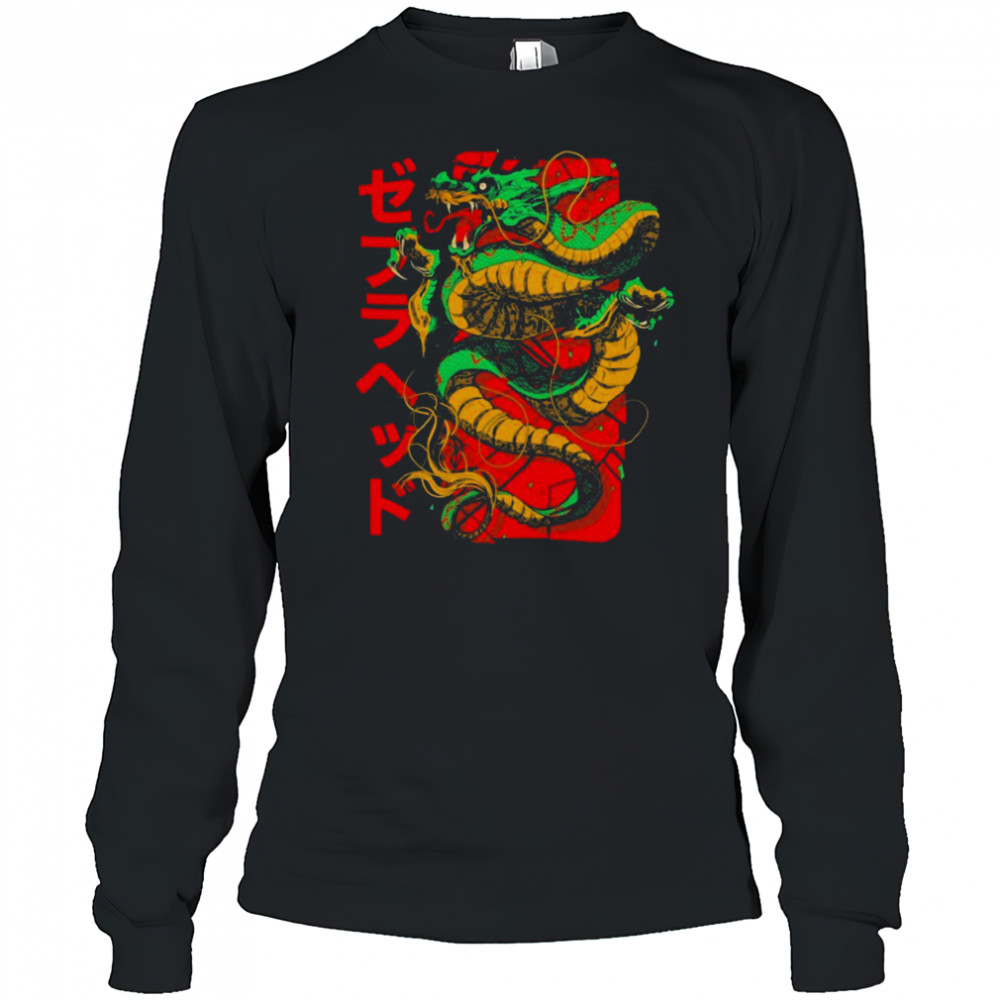 Zebrahead Japanese Dragon T shirts Long Sleeved