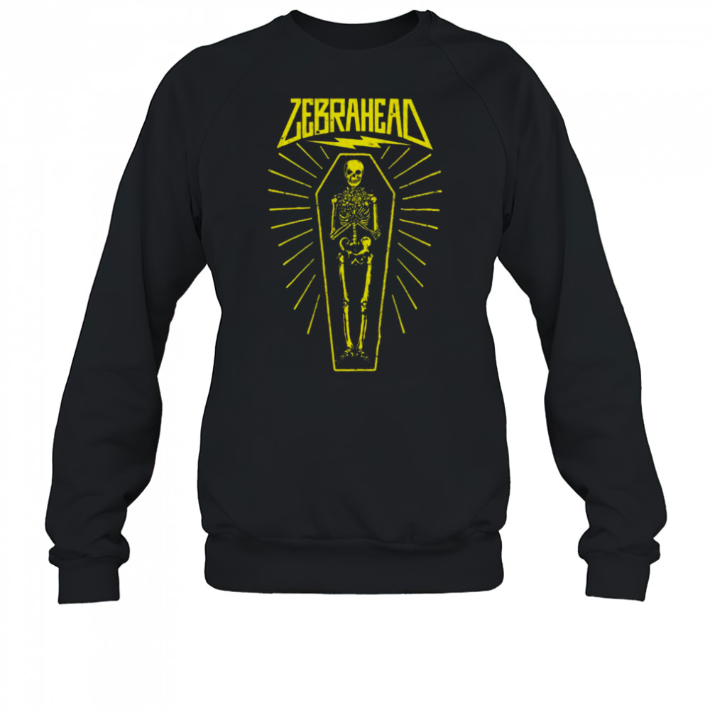 Zebrahead Lay Me To Rest Skeleton Coffin T shirts Sweatshirt