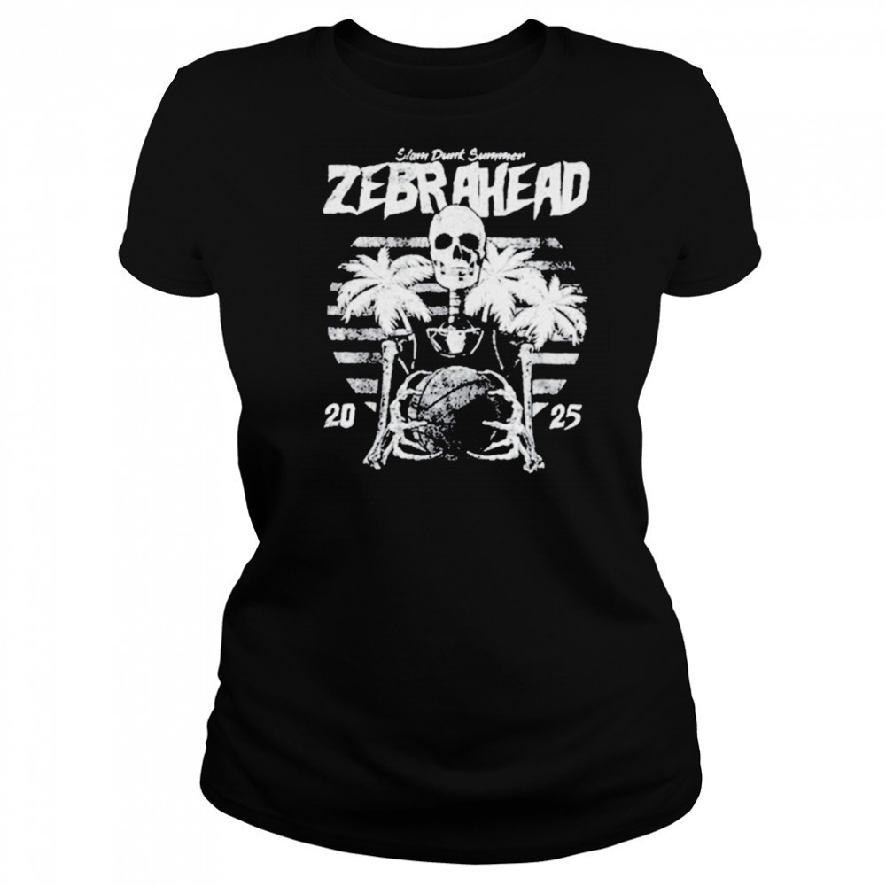 Zebrahead Slam Dunk Summer 2025 Skeleton T shirts Women's T-shirt