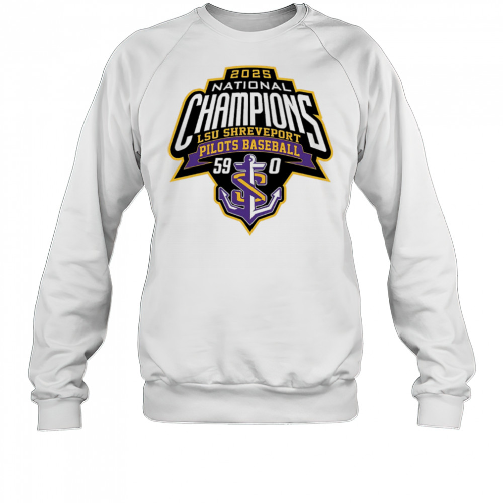 2025 National Champions LSU Shreveport Baseball logo shirt Sweatshirt