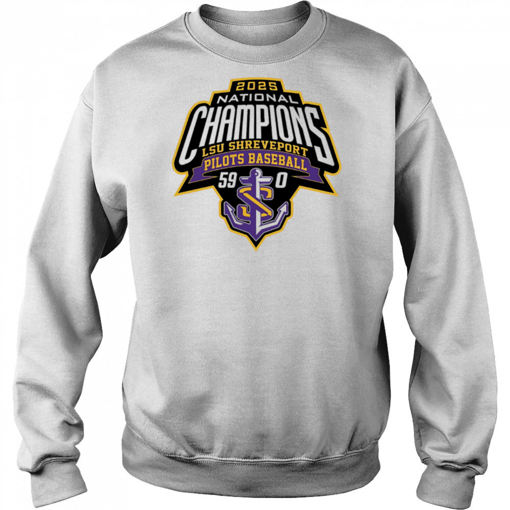 2025 National Champions LSU Shreveport Baseball logo shirt Hoodie