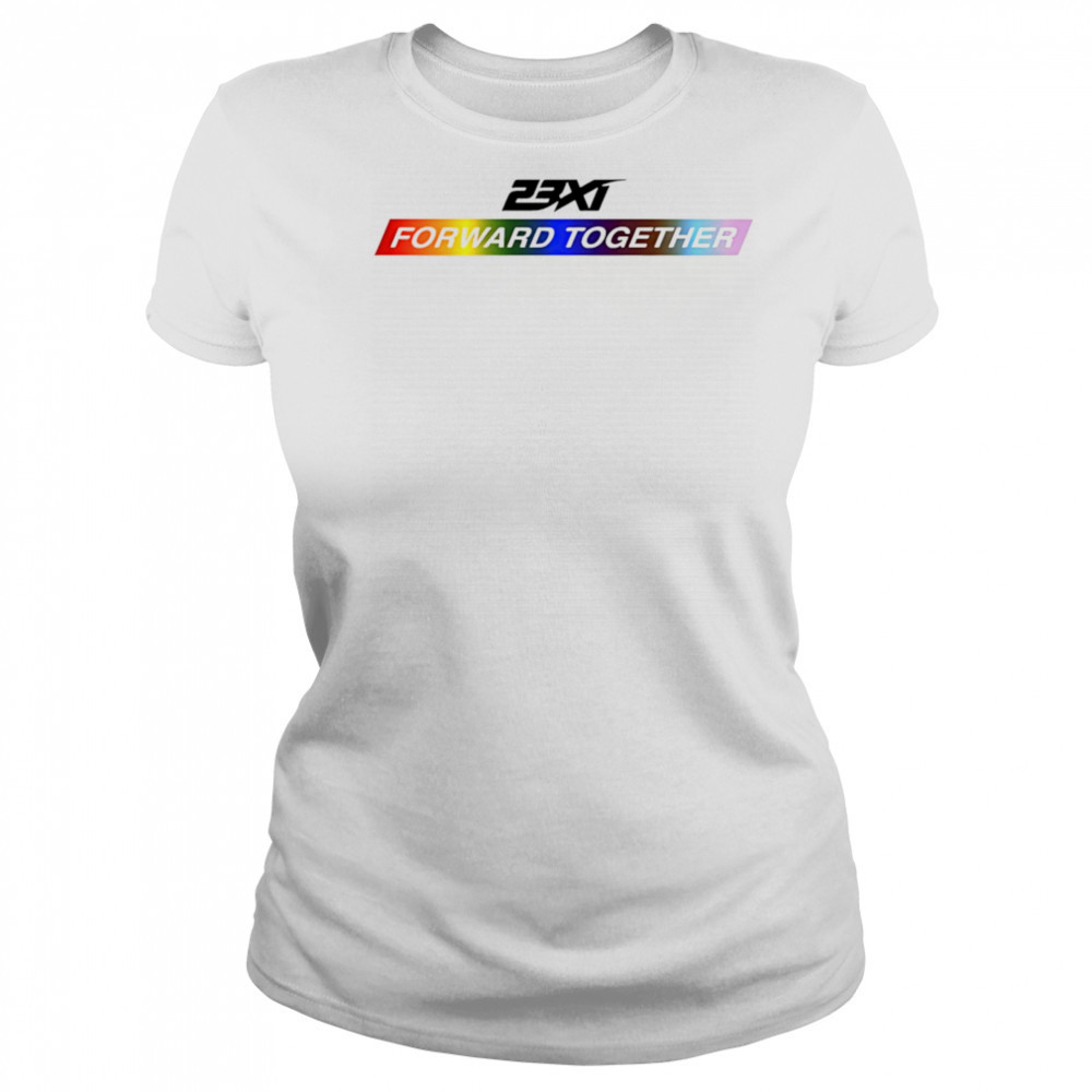 23xi racing forward together pride shirt Women's T-shirt