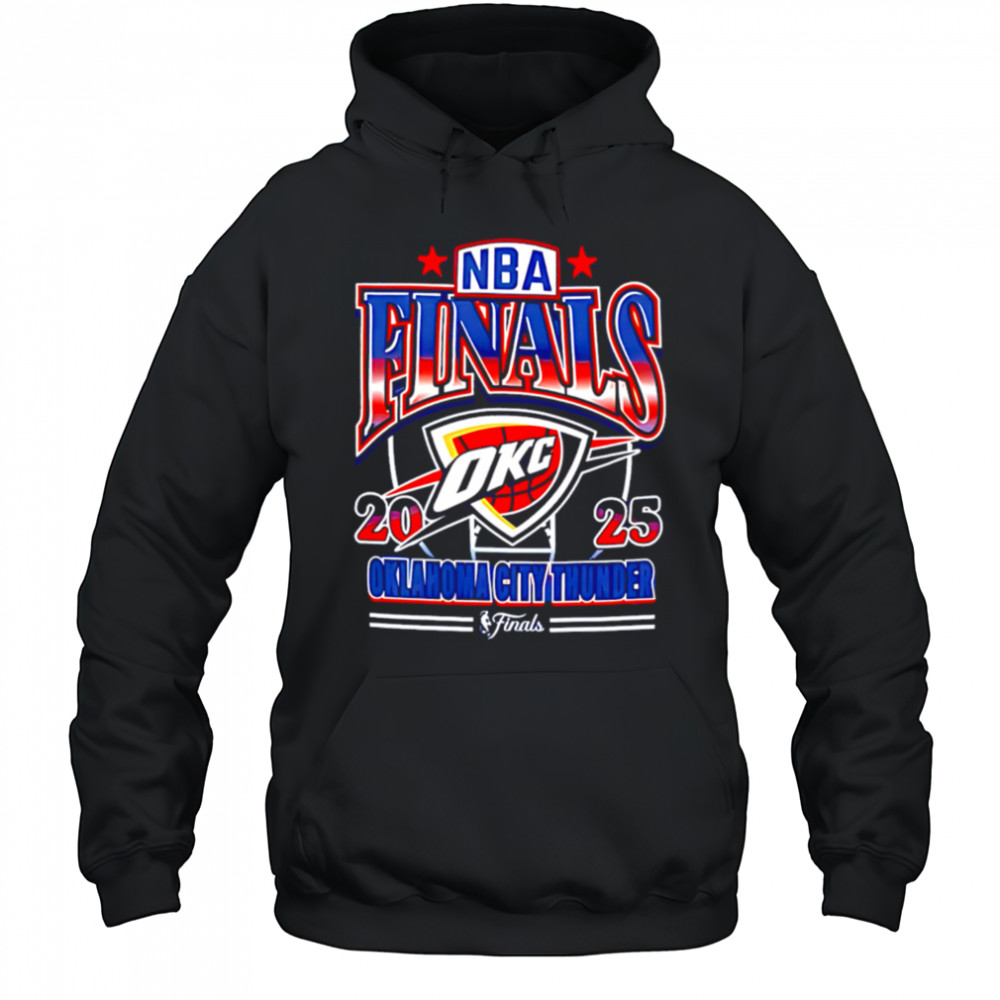 47 Oklahoma City Thunder Blue 2025 Finals Participant shirt Hoodie