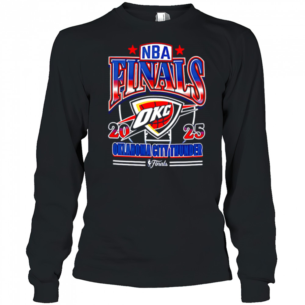 47 Oklahoma City Thunder Blue 2025 Finals Participant shirt Long Sleeved