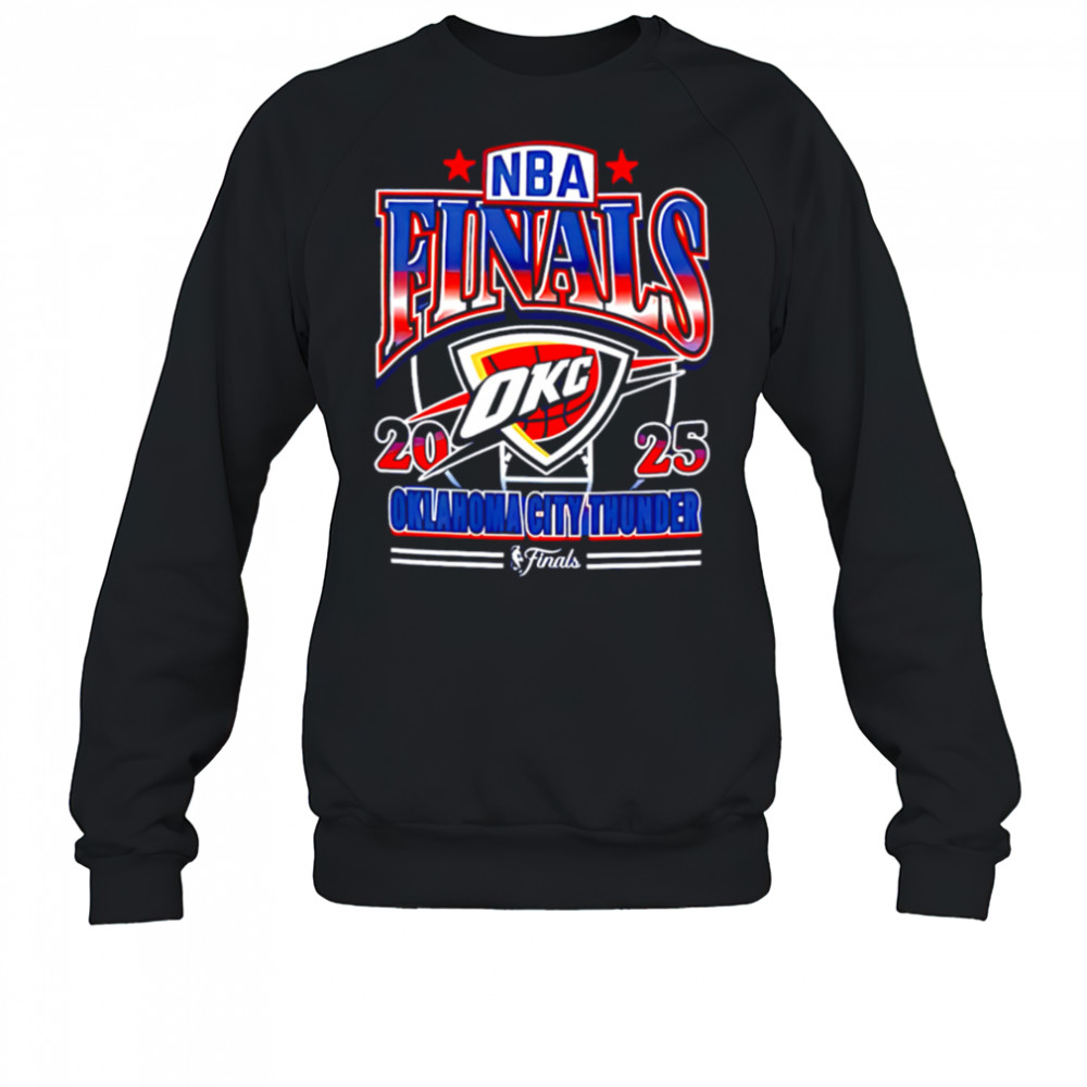 47 Oklahoma City Thunder Blue 2025 Finals Participant shirt Sweatshirt