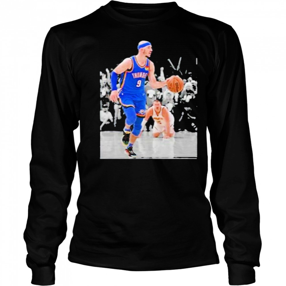 Alex Caruso Funny Meme With Nikola Jokic Shirt Long Sleeved