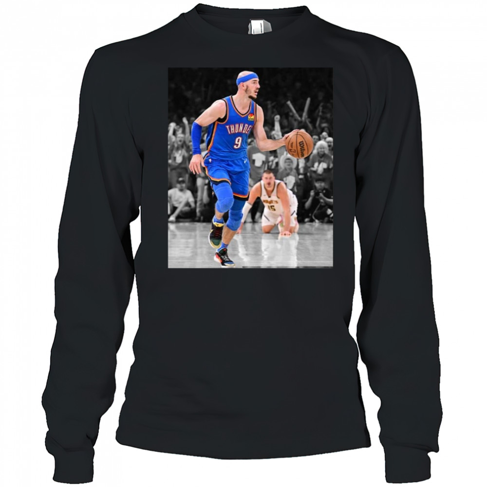 Alex Caruso Funny Meme With Nikola Jokic Shirt Long Sleeved