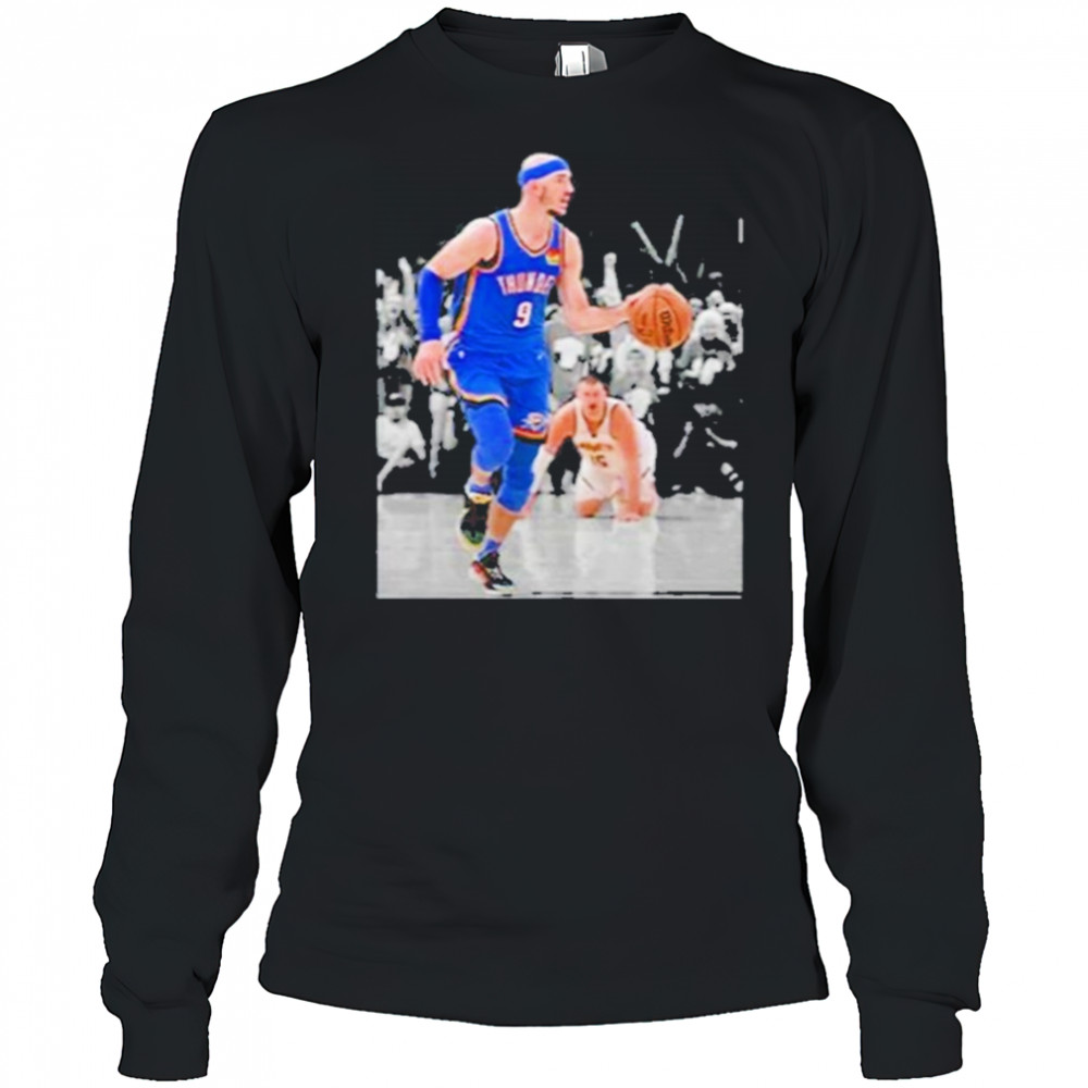 Alex Caruso Funny Meme With Nikola Jokic Shirt Long Sleeved