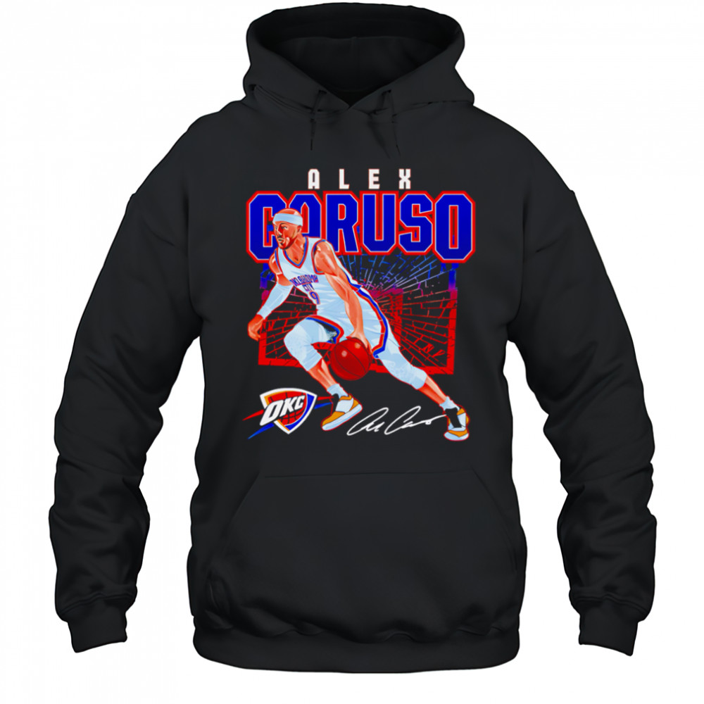 Alex Caruso Oklahoma City Thunder Shattered shirt Hoodie