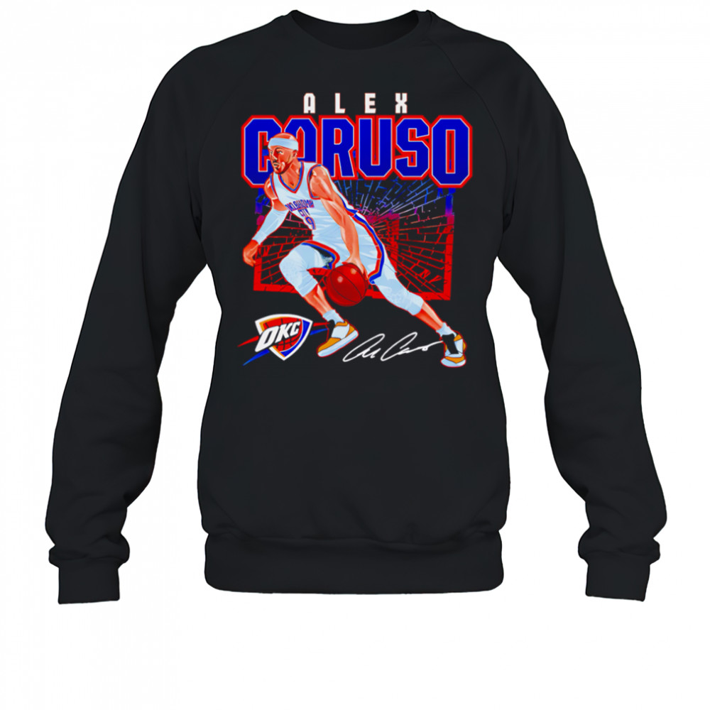 Alex Caruso Oklahoma City Thunder Shattered shirt Sweatshirt
