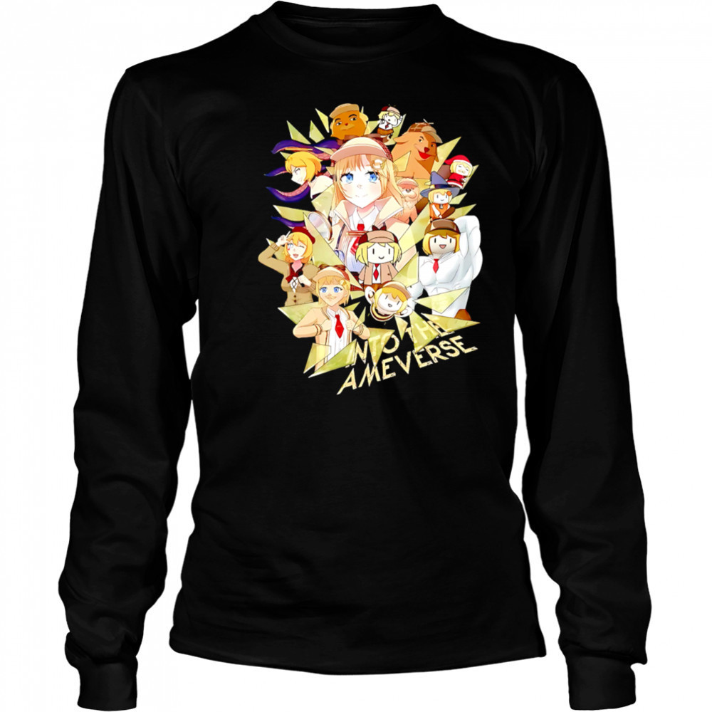 Amelia watson hololive into the ameverse detective and variants bootleg shirt Long Sleeved