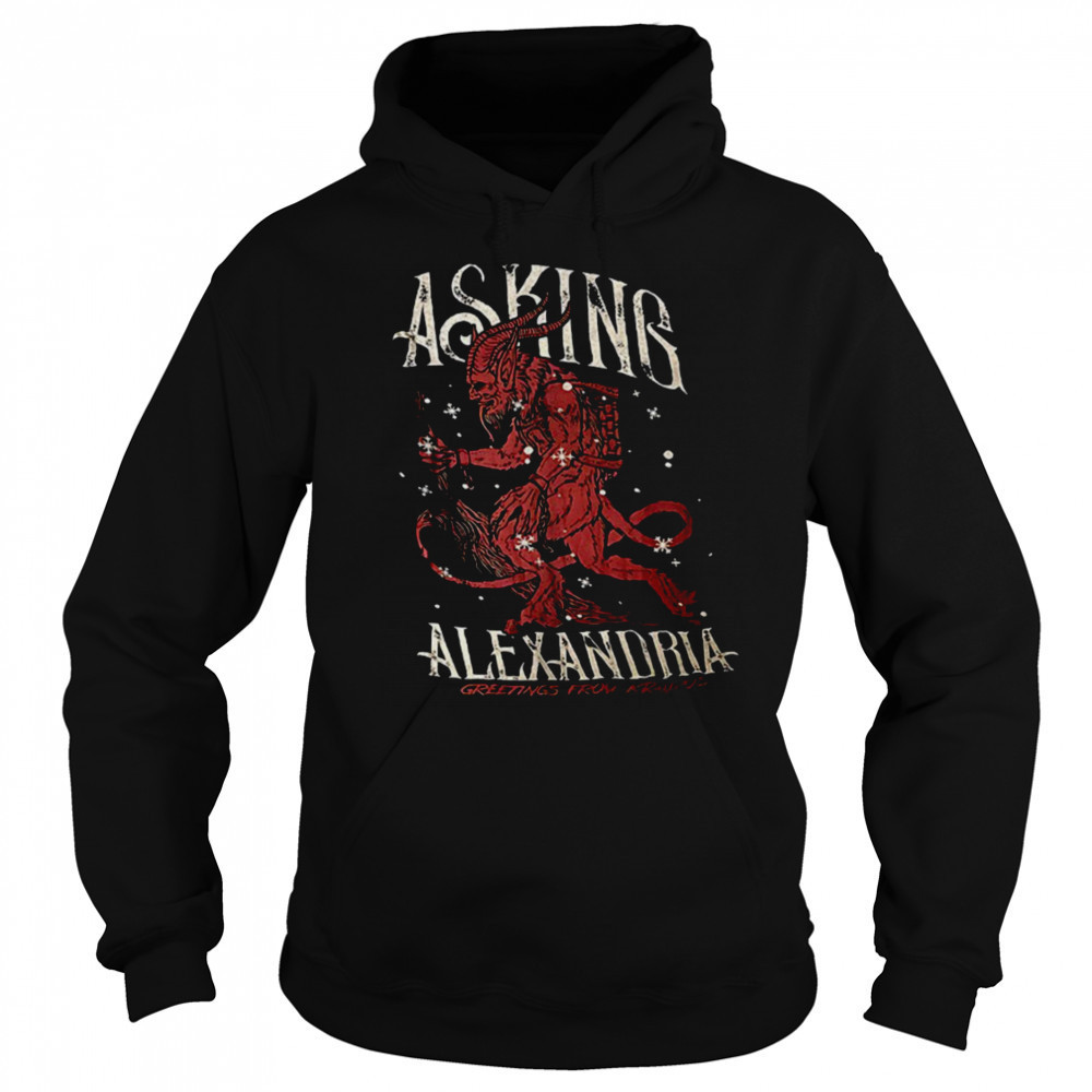 Asking Alexandria greetings from krampus shirt Sweatshirt