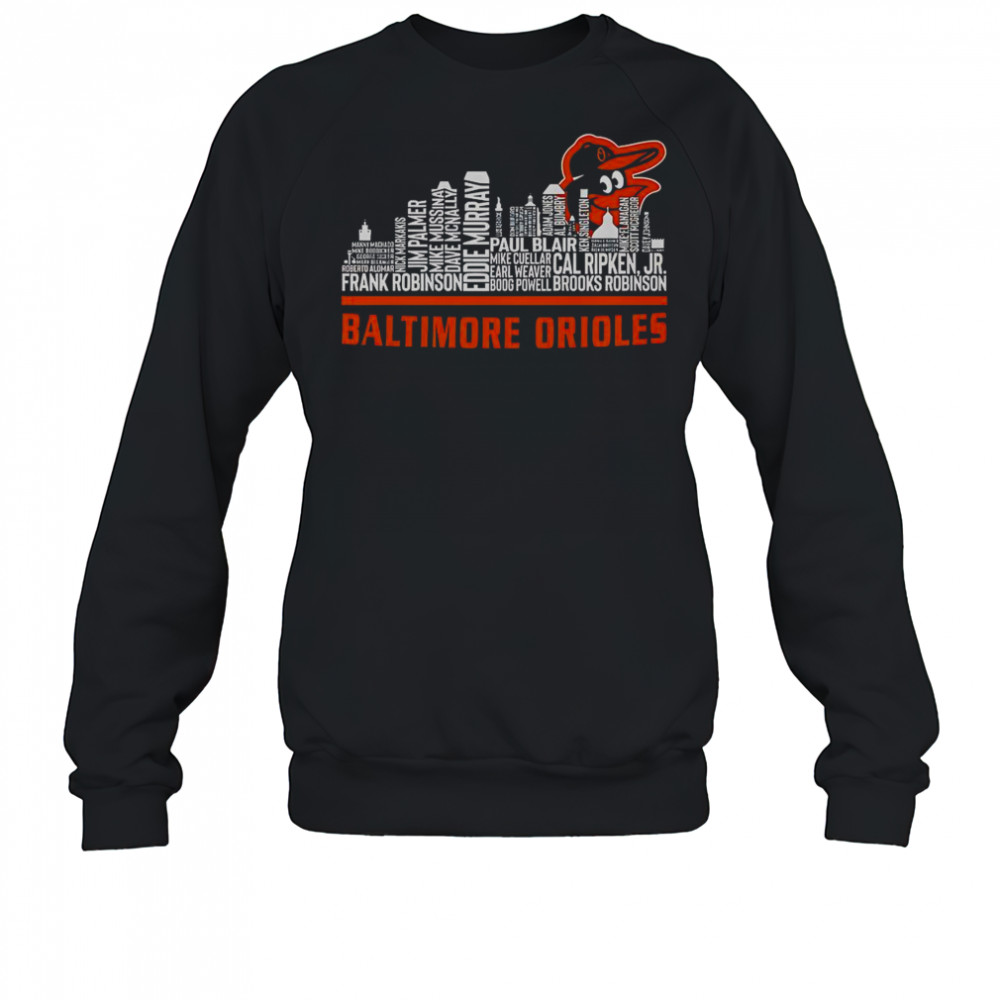 Baltimore Orioles 2025 Skyline T-Shirt Sweatshirt