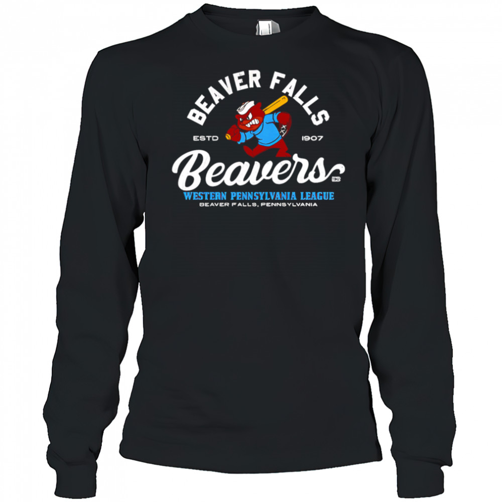 Beaver Falls Beaver Baseball shirt Long Sleeved