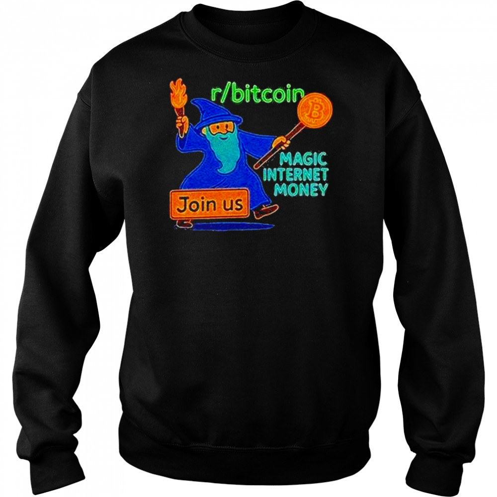 Bitcoin Wizard Magic Internet Money Shirt Hoodie