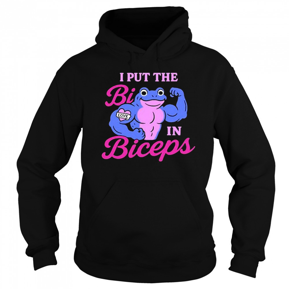 Biwilderedbelle I Put The Bi In Biceps Shirt Sweatshirt