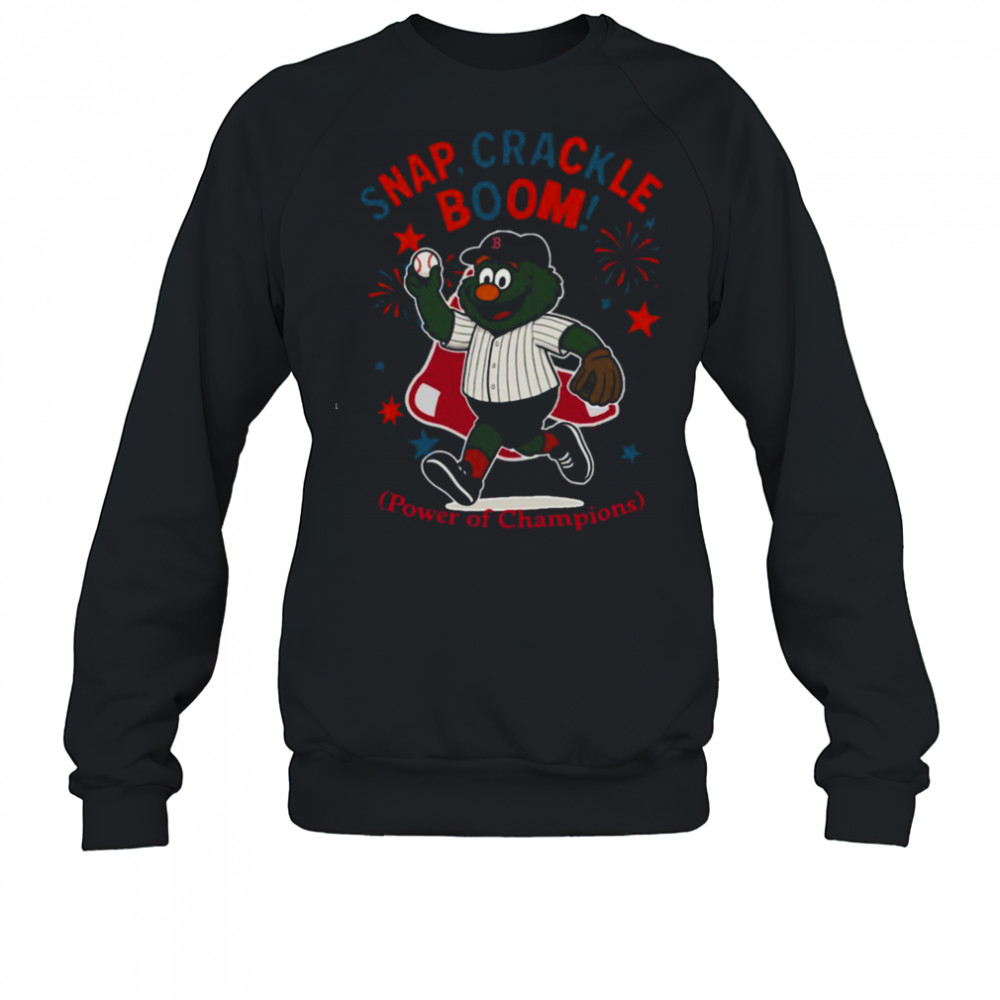 Boston Red Sox snap crackle boom power of champions Indepencence day shirt Sweatshirt