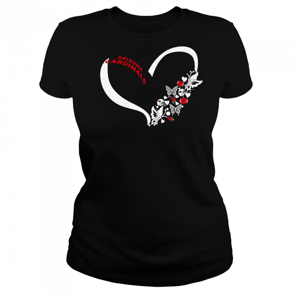 Butterflies in my stomach Arizona cardinals NFL shirt Women's T-shirt