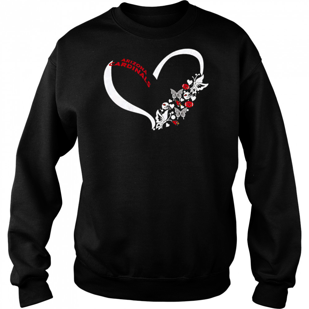 Butterflies in my stomach Arizona cardinals NFL shirt Hoodie