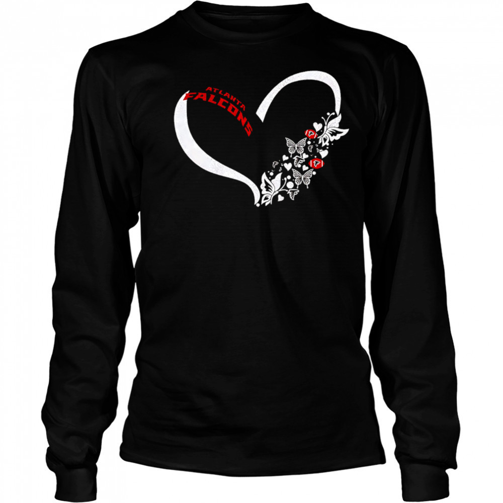 Butterflies in my stomach atlanta falcons NFL shirt Long Sleeved