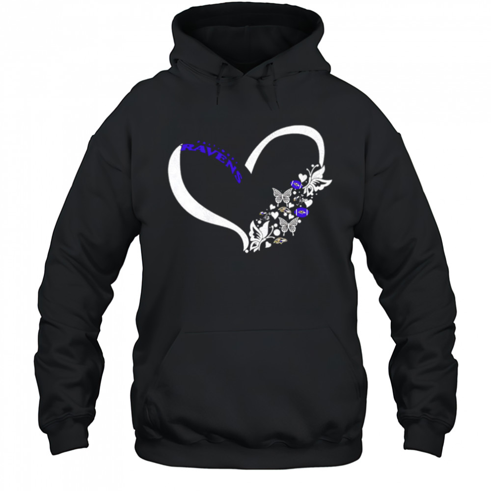 Butterflies In My Stomach Baltimore Ravens NFL shirt Hoodie