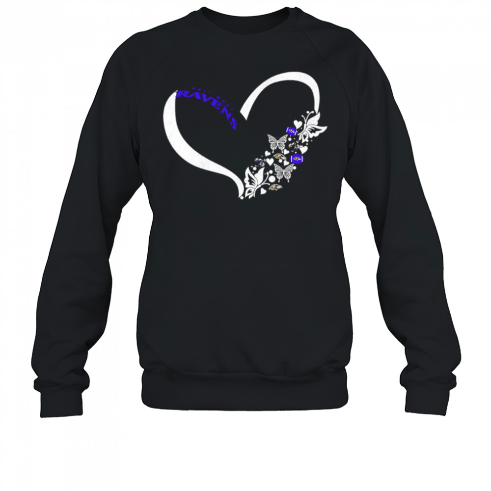 Butterflies In My Stomach Baltimore Ravens NFL shirt Sweatshirt