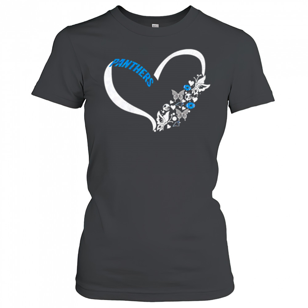 Butterflies in my stomach carolina panthers NFL shirt Women's T-shirt