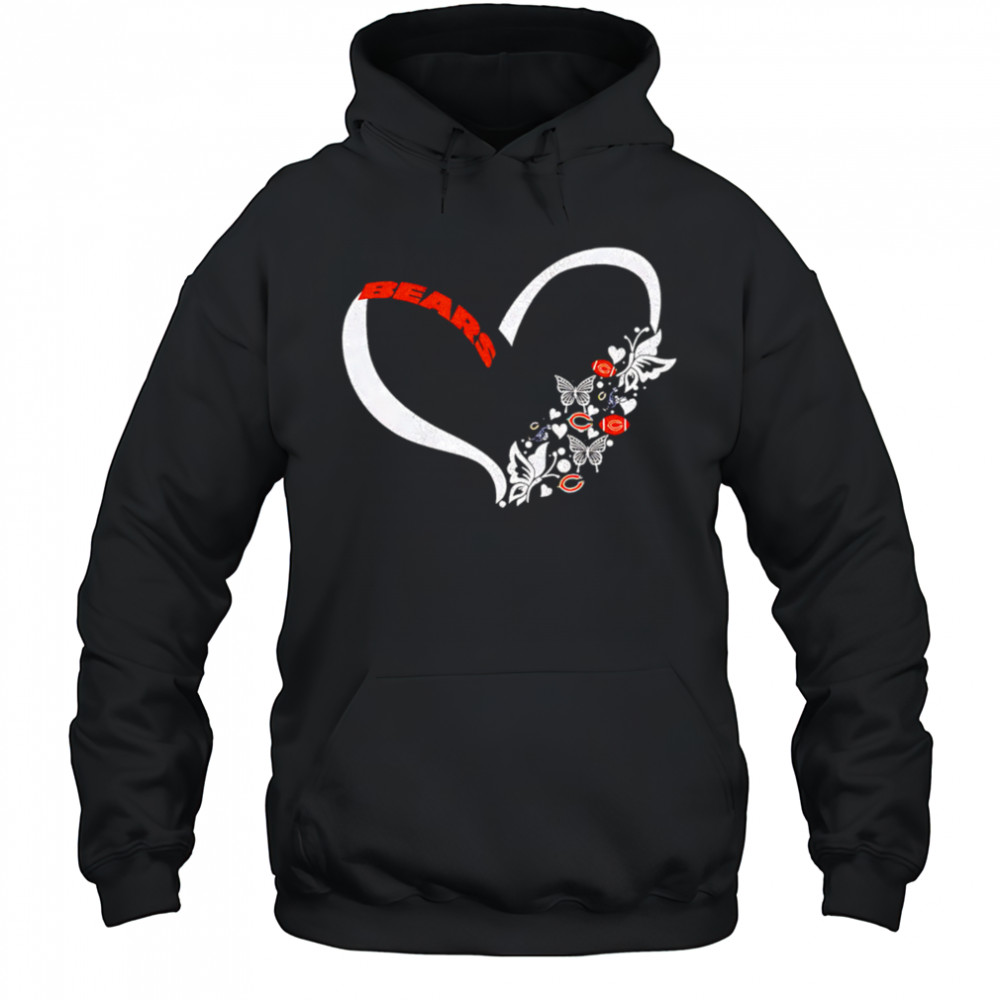 Butterflies in my stomach chicago bears NFL shirt Hoodie