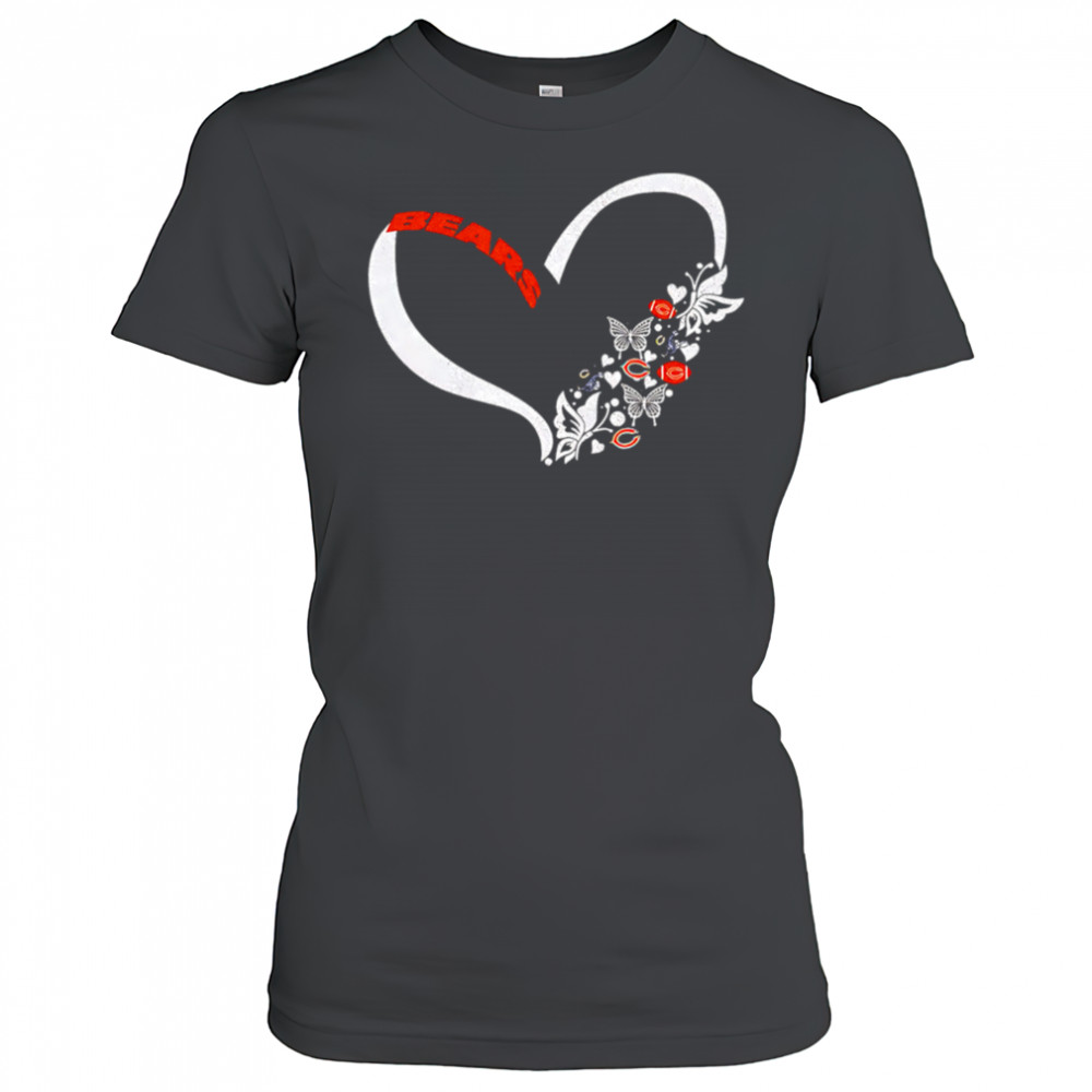 Butterflies in my stomach chicago bears NFL shirt Women's T-shirt