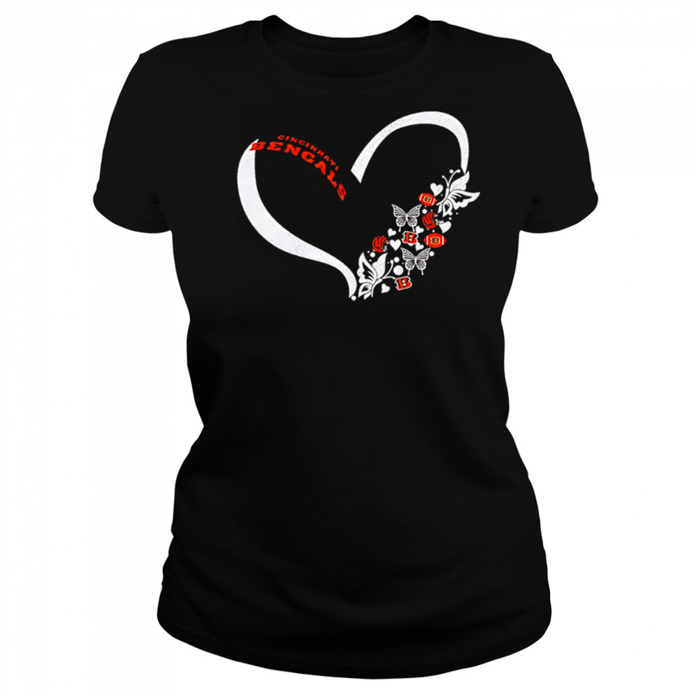 Butterflies in my stomach cincinnatI bengals NFL shirt Women's T-shirt