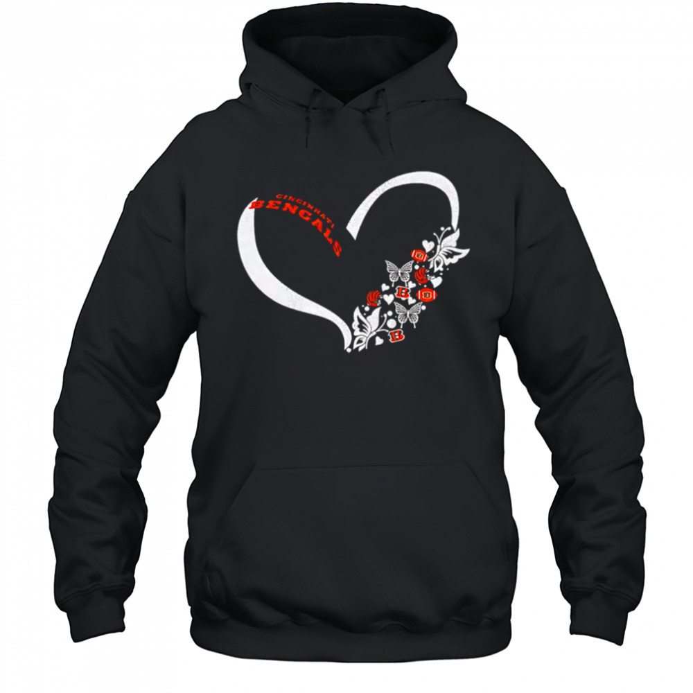 Butterflies in my stomach cincinnatI bengals NFL shirt Hoodie