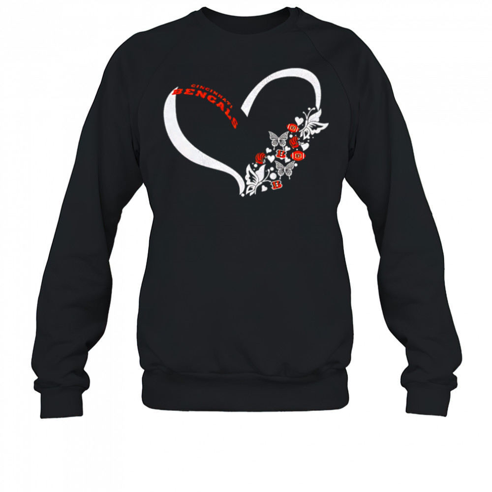 Butterflies in my stomach cincinnatI bengals NFL shirt Sweatshirt